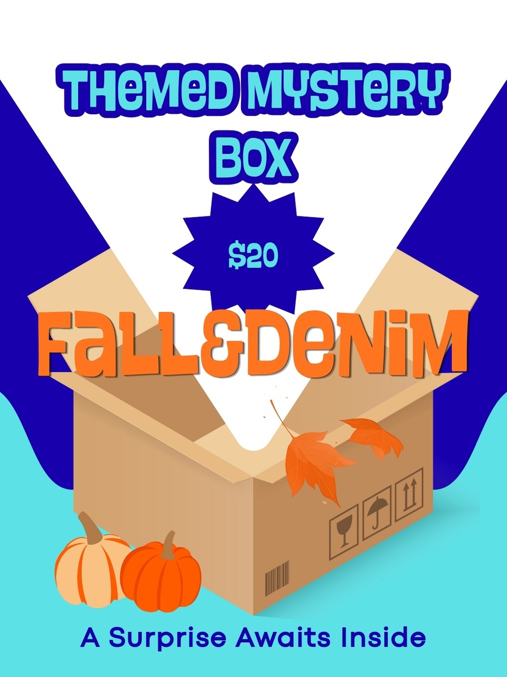 Boy 12 Month Fall And Denim Themed Mystery Box